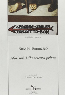 Libro Aforismi della scienza prima