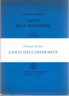 Libro Canti dell'infermità