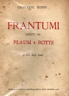 Libro Frantumi: seguiti da plausi e botte