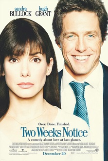 Film Two weeks notice - Due settimane per innamorarsi